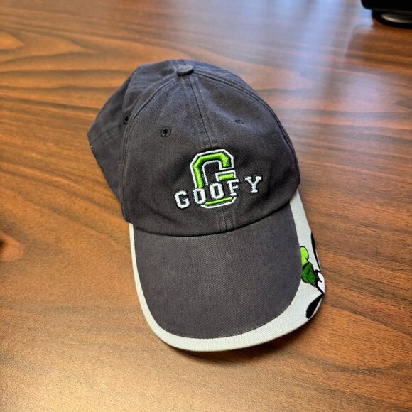 Disney Land Resort Goofy Baseball Cap Hat Adjustable Blue Youth - Picture 1 of 4